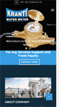 Mobile Screenshot of krantimeters.com